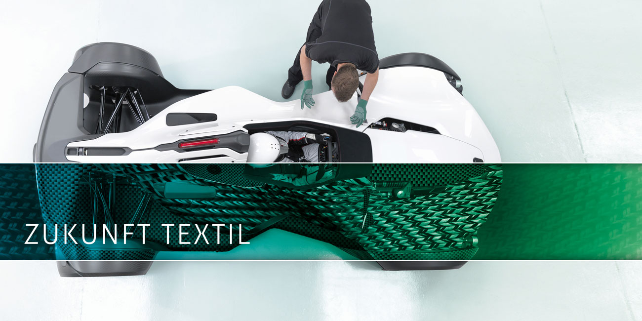 DITF Keyvisual Mobilität - "Zukunft Textil"